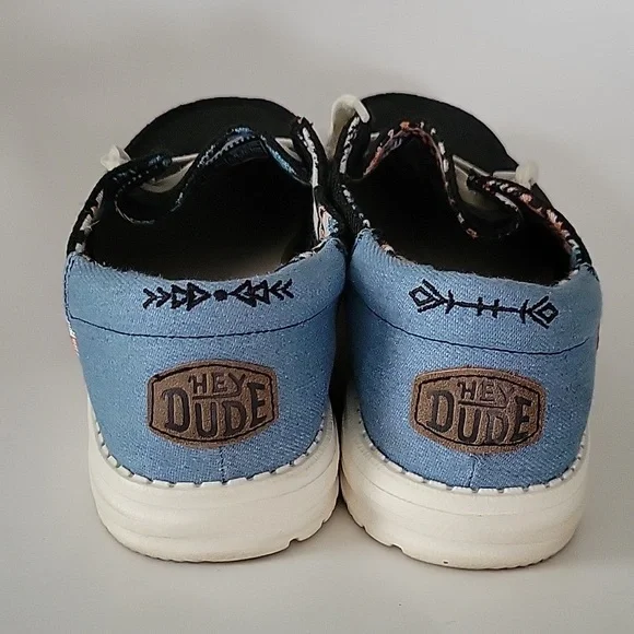 Hey Dude Wendy Boho Black Womens Shoe Sz 11 - Picture 4 of 10